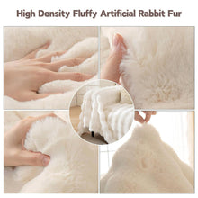 Load image into Gallery viewer, Non-Slip Faux Rabbit Fur Sofa Covers
