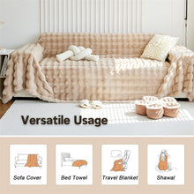 Load image into Gallery viewer, Non-Slip Faux Rabbit Fur Sofa Covers
