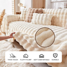 Load image into Gallery viewer, Non-Slip Faux Rabbit Fur Sofa Covers
