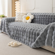 Load image into Gallery viewer, Non-Slip Faux Rabbit Fur Sofa Covers
