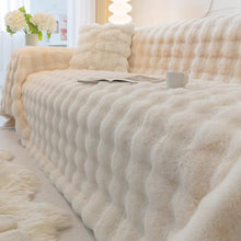 Load image into Gallery viewer, Non-Slip Faux Rabbit Fur Sofa Covers
