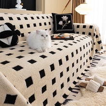 Load image into Gallery viewer, Thicken Plush Anti-Slip Anti-Scratch Couch Cover
