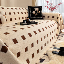 Load image into Gallery viewer, Thicken Plush Anti-Slip Anti-Scratch Couch Cover
