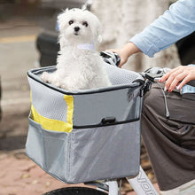 Load image into Gallery viewer, HiFuzzyPet 3-in-1 Removable Dog Bike Basket with Safety Buckle
