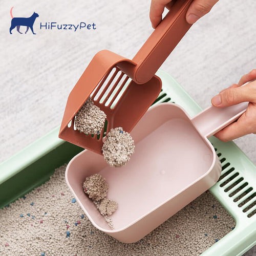 cat litter scoop with stand