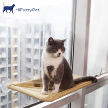 Load image into Gallery viewer, HiFuzzyPet Cat Window Hammock, Space Saving Window Perch for Cats
