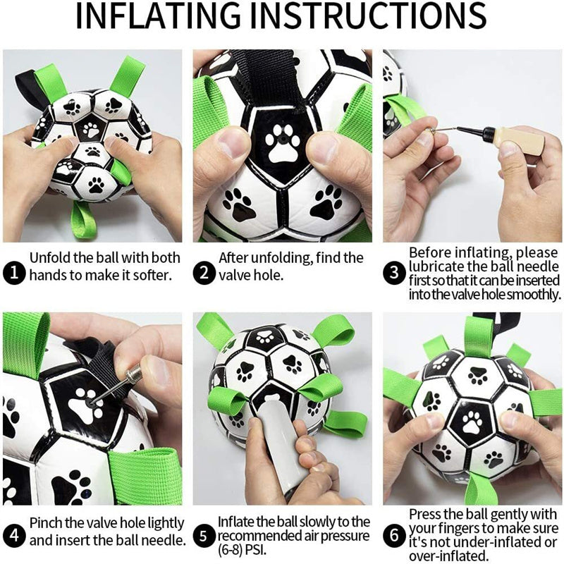Pet Products Wholesaler Dog Football with Grab Handles, Interactive Dog Toy  for Tug of War Dog Toy Dog Water Toy Durable Dog Balls - China Dog Football  with Grab Handles and Durable