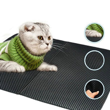 Load image into Gallery viewer, HiFuzzyPet Cat Litter Mat Waterproof Double-Layer Foldable
