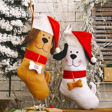 Load image into Gallery viewer, HiFuzzyPet Plush Dog Christmas Stockings with 3D Pet Pattern

