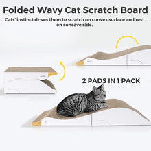 Load image into Gallery viewer, HiFuzzyPet Durable Cat Scratcher Cardboard Bed &amp; Lounger
