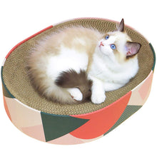 Load image into Gallery viewer, HiFuzzyPet Durable Cat Scratcher Cardboard Bed &amp; Lounger
