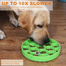 Load image into Gallery viewer, HiFuzzyPet Silicone Slow Feeder Dog Bowl with Suction Cup
