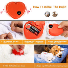 Load image into Gallery viewer, HiFuzzyPet Heartbeat Pet Plush Toy for Separation Anxiety
