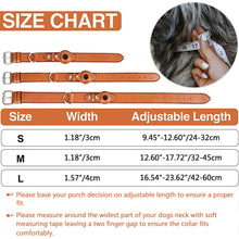 Load image into Gallery viewer, airtag dog collar size chart
