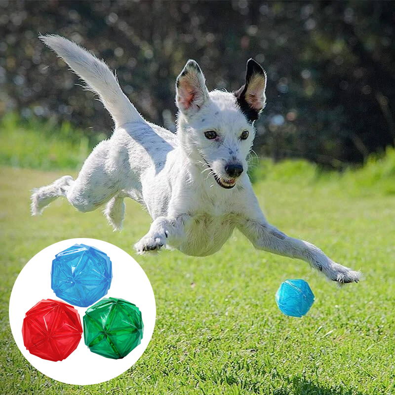 SHAIINKOOW Smart Dog Toy Balls With LED Flash Lights, Automatic Dog Balls,  Jolly Ball, Snoop Dog Toy, Herding Ball for Dogs Australian Shepherds