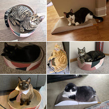 Load image into Gallery viewer, HiFuzzyPet Durable Cat Scratcher Cardboard Bed &amp; Lounger
