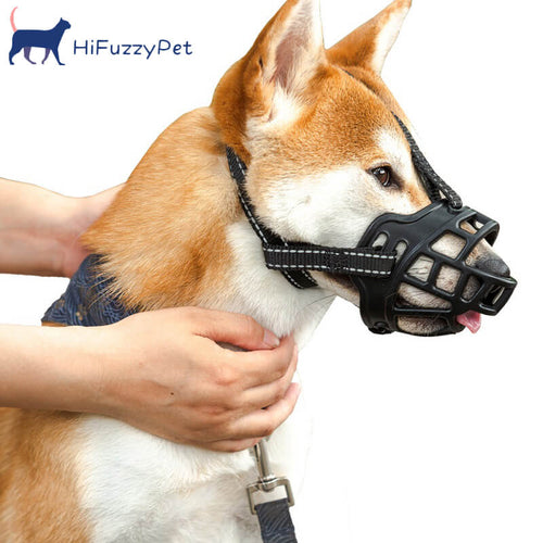 HiFuzzyPet Breathable Basket Dog Muzzles