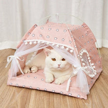 Load image into Gallery viewer, HiFuzzyPet Stylish Sunshade Pet Cats Tent Bed
