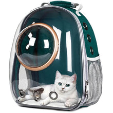 Load image into Gallery viewer, HiFuzzyPet Clear Cat Carrier Backpack with Window
