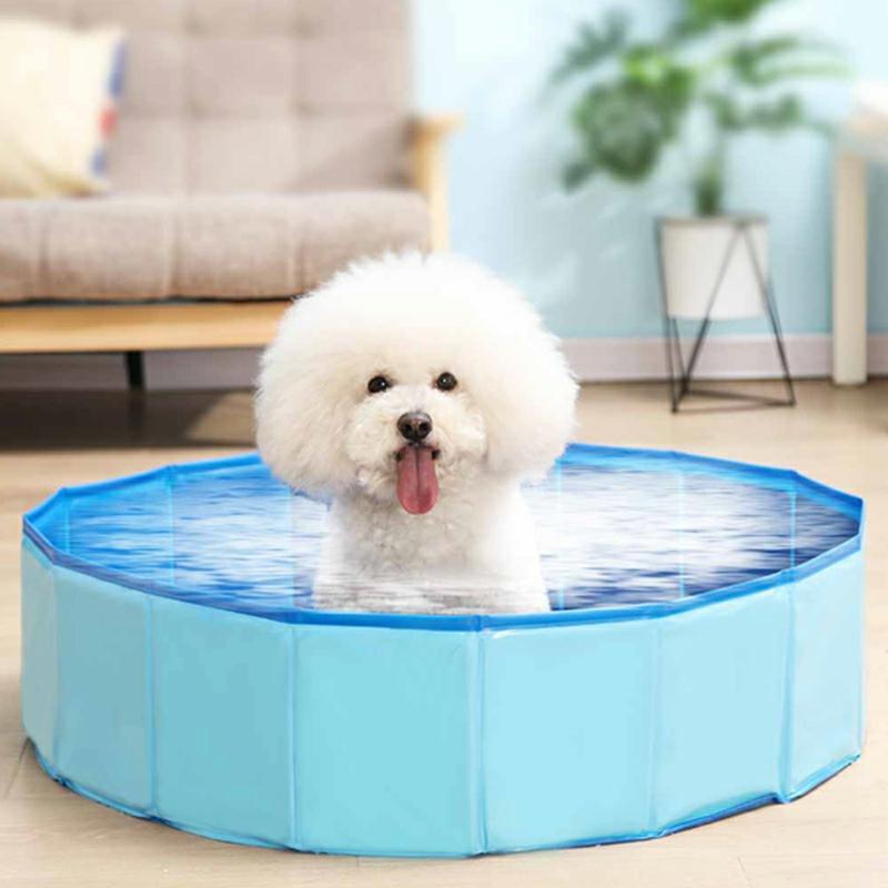 HiFuzzyPet Foldable Dog Pool for Outdoor