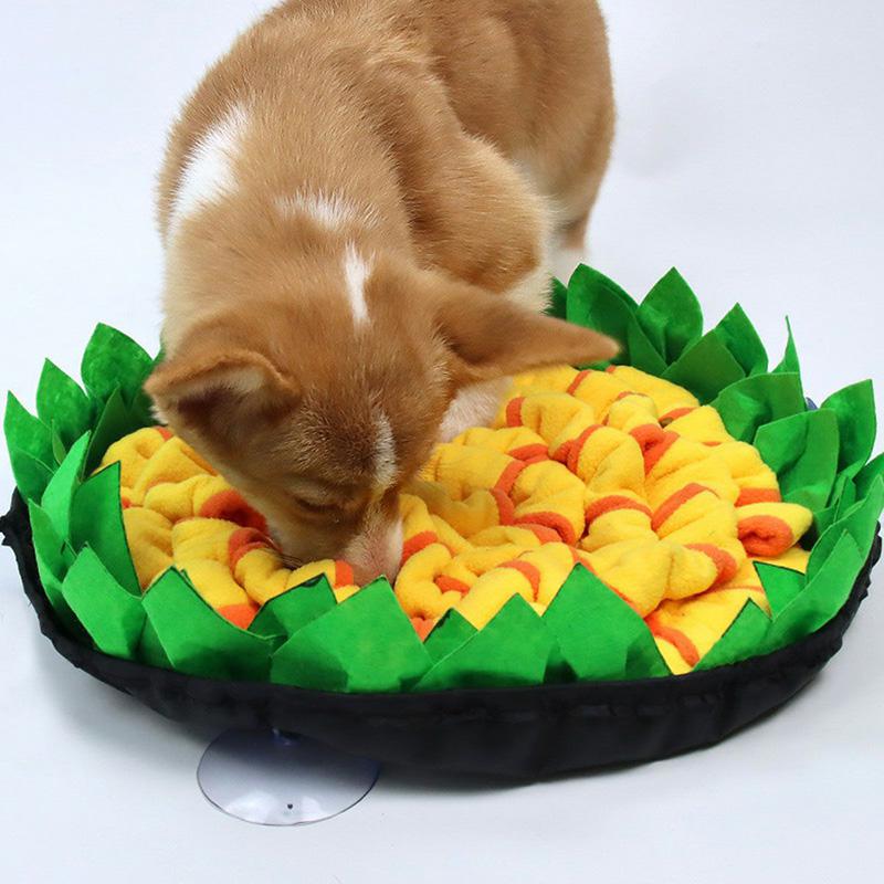 HiFuzzyPet Adjustable Dog Snuffle Mat, Pet Nose Training Toy