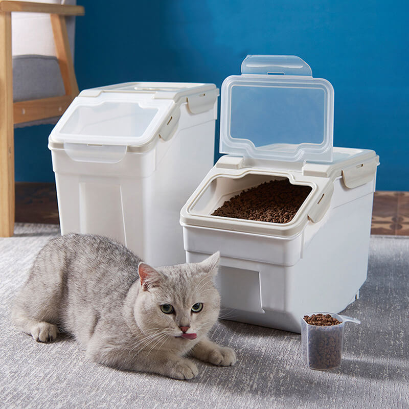 1PC,cat food container,food storage container,dog food storage container,cat  food containers dry food,airtight dog food storage container,large dog food  storage container,pet food storage,pet food storage containers,for Dog Cat  Bird Pet Food Storage Bin