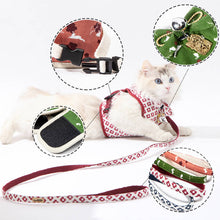 Load image into Gallery viewer, HiFuzzyPet Fashionable Cat Harness and Leash Set  - Escape Proof Cat Dog Walking Harness
