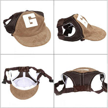 Load image into Gallery viewer, HiFuzzyPet G Pattern Dog Hat Pet Baseball Cap
