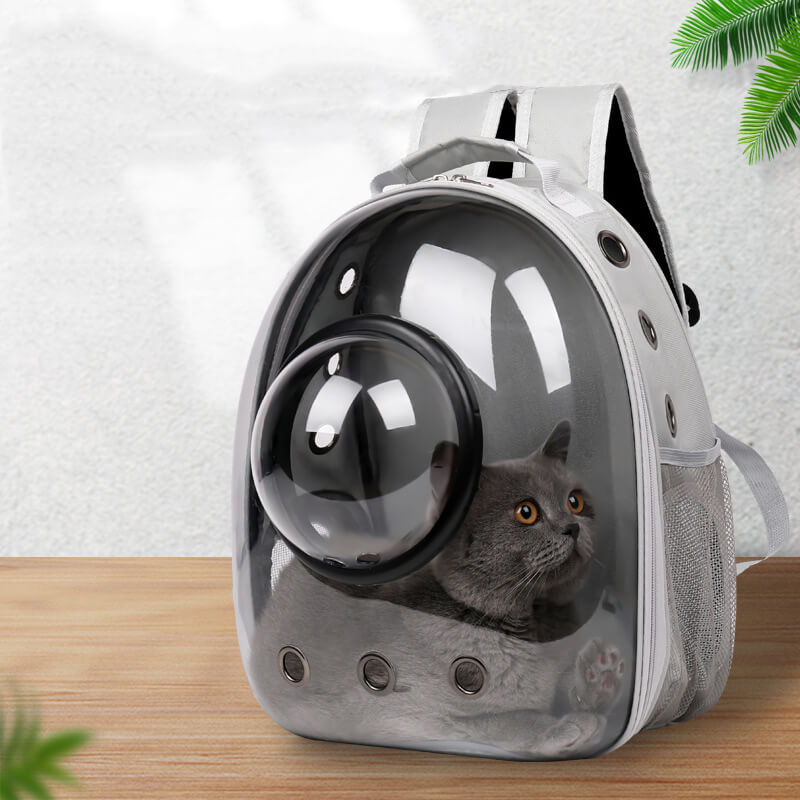 HiFuzzyPet Clear Cat Carrier Backpack with Window