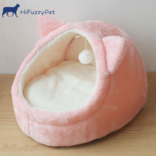 Load image into Gallery viewer, HiFuzzyPet Pet House Bed with Removable Cushion
