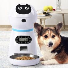 Load image into Gallery viewer, HiFuzzyPet Intelligent Voice Automatic Timing Pet Feeder
