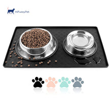 Load image into Gallery viewer, HiFuzzyPet Silicone Waterproof Dog Food Mat
