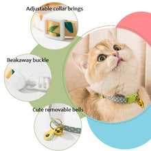 Load image into Gallery viewer, HiFuzzyPet 2pcs Flower Pendant Cat Collar with Bell
