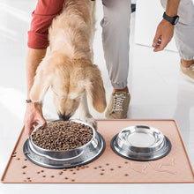 Load image into Gallery viewer, HiFuzzyPet Silicone Waterproof Dog Food Mat
