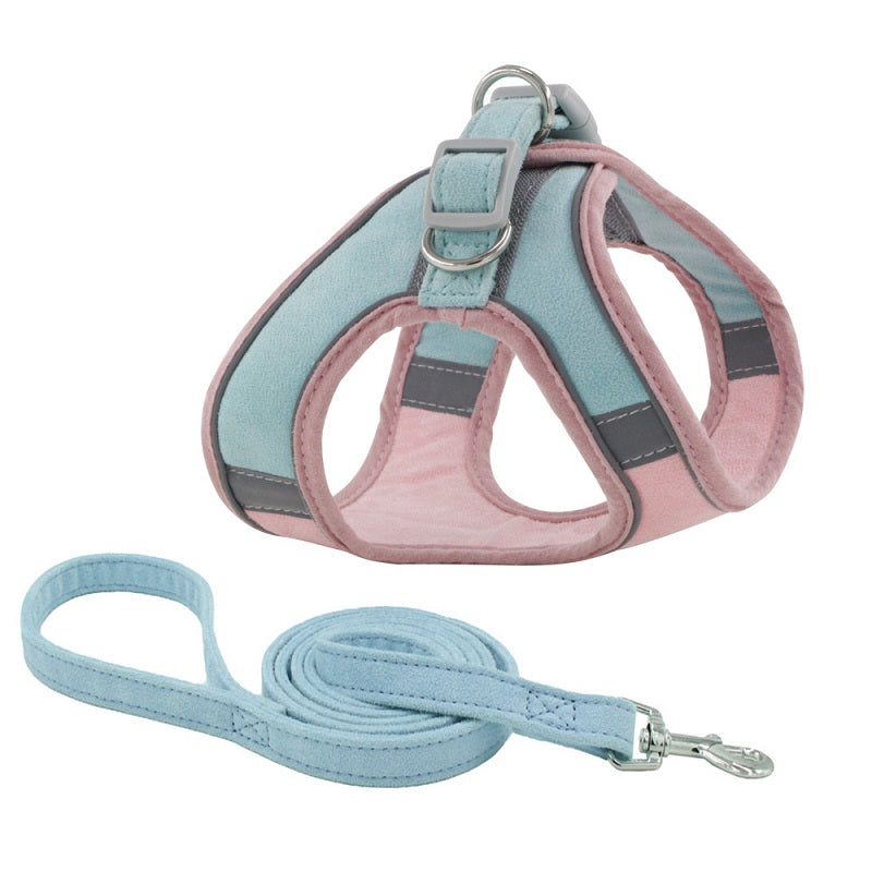 HiFuzzyPet Adjustable Outdoor Pet Harness with Reflective Oxford Material