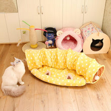 Load image into Gallery viewer, Foldable Cat Tunnel Toys with Central Mat
