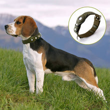 Load image into Gallery viewer, green airtag dog collar
