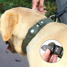 Load image into Gallery viewer, green airtag dog collar
