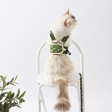 Load image into Gallery viewer, HiFuzzyPet Fashionable Cat Harness and Leash Set  - Escape Proof Cat Dog Walking Harness
