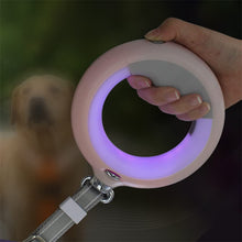 Load image into Gallery viewer, HiFuzzyPet LED Dog Leash with Hidden Garbage Bag Storage
