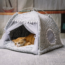 Load image into Gallery viewer, HiFuzzyPet Stylish Sunshade Pet Cats Tent Bed
