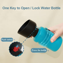 Load image into Gallery viewer, HiFuzzyPet Foldable 2 in 1 Dog Water Bottle and Bowl
