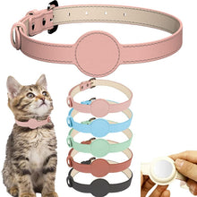 Load image into Gallery viewer, HiFuzzyPet Leather AirTag Dog Collar
