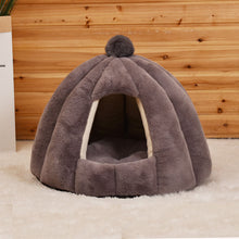 Load image into Gallery viewer, HiFuzzyPet Plush Cat Cave and Dog House
