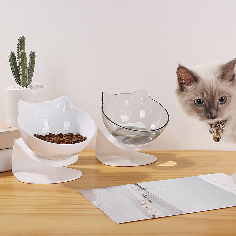 HiFuzzyPet Silicone Elevated Cat Bowls with Stand