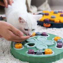 Load image into Gallery viewer, HiFuzzyPet Cat Food Puzzle Feeder, Cat Treats Puzzle Toys

