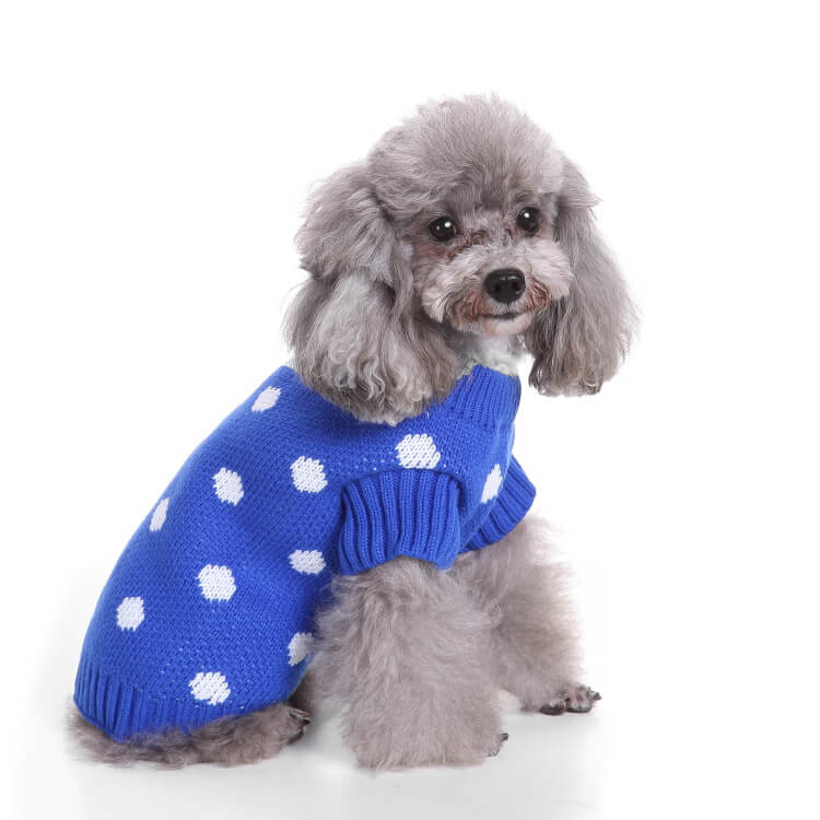  Cute Wind Fleece Sweater Medium And Large Dog Golden Retriever  Pet Clothes Medium Large Dog Costumes For Pets (Color : Blue, Size :  3X-Large) : Pet Supplies