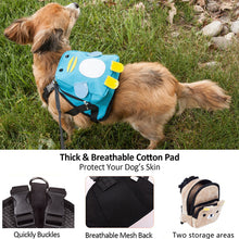 Load image into Gallery viewer, HiFuzzyPet Small Dog Hiking Backpack, Puppy Saddlebag
