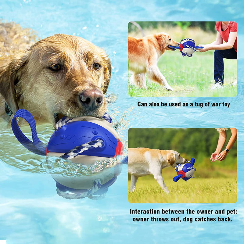 Dog Toys Ball With Grab Tabs, Interactive Dog Water Ball Exercise