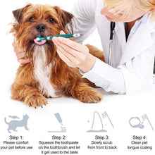 Load image into Gallery viewer, HIFuzzyPet 5/3PCs Toothbrush Care Dog Cat Cleaning Mouth
